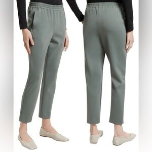 Theory Women’s Tapered Pull-On Pant in Tech Knit - Spruce (Size‎ 0)